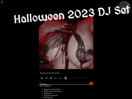 the_crypt/halloween2023/halloweenDJmix2023 screenshot