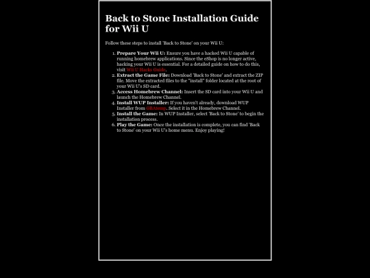 the_crypt/skels_selects/back_to_stone/install screenshot