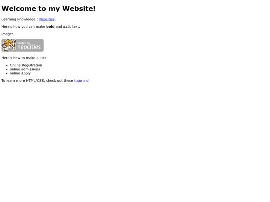 index screenshot