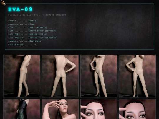r3pl1c4nts/eva-09 screenshot