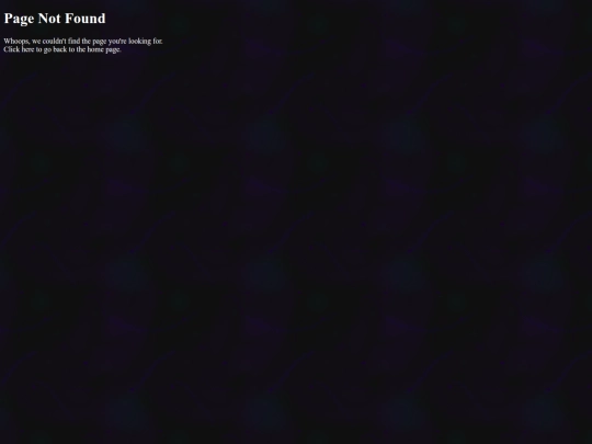 not_found screenshot
