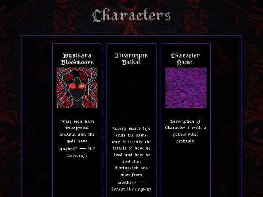 characters screenshot