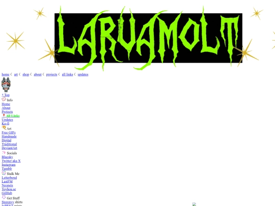 links screenshot