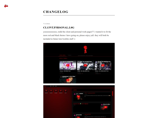 changelog screenshot