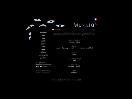 links screenshot