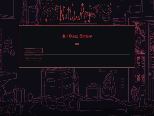 diaryentries screenshot