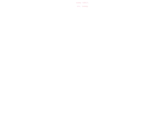 swamprabbit screenshot