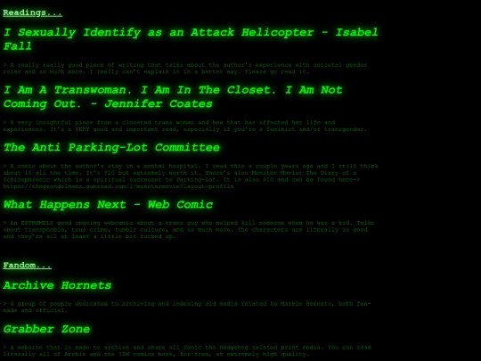 bookmarks screenshot