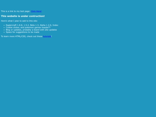 test screenshot