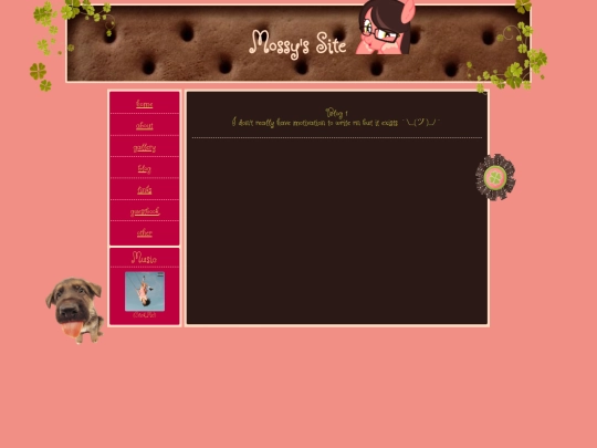 Blog screenshot