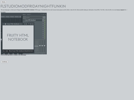 Program Files/Image-Line/FL Studio 20/Plugins/Fruity/Effects/Fruity HTML NoteBook screenshot
