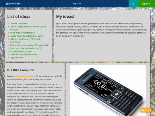 mystuff/myideas screenshot