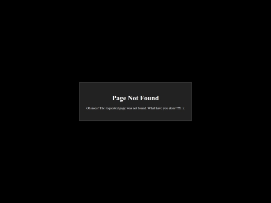 not_found screenshot