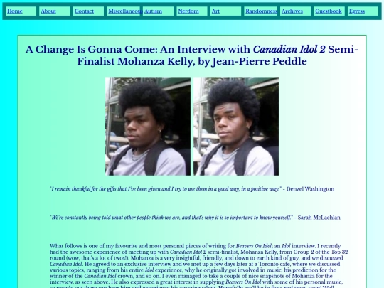 AChangeIsGonnaCome screenshot