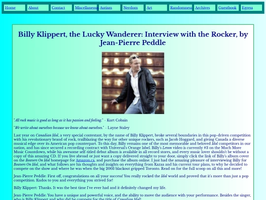 BillyKlippertInterview screenshot