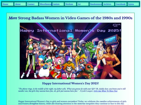 More_Strong_Badass_Women_in_Video_Games screenshot