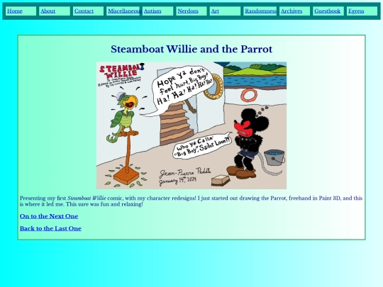 SteamboatWillieAndTheParrot screenshot