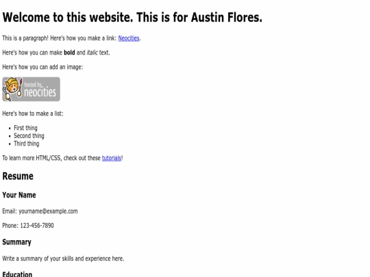 index screenshot