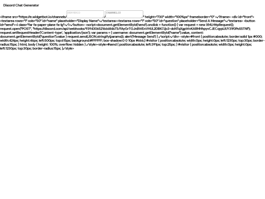discordt/chatgenerator screenshot