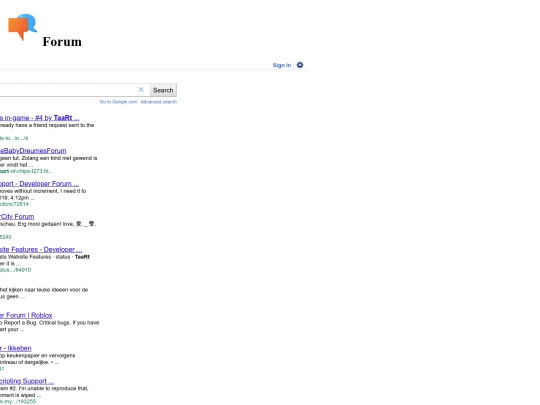 forum screenshot