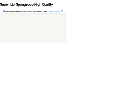 hqsispongebob screenshot