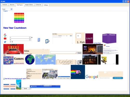 projects screenshot