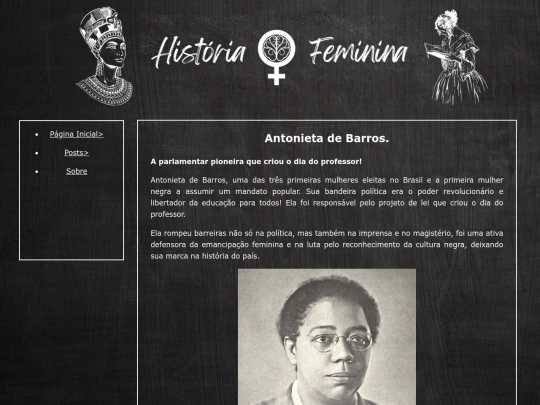 Posts(Antonieta de Barros) screenshot