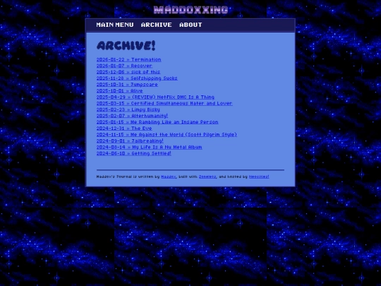 journal/archive screenshot