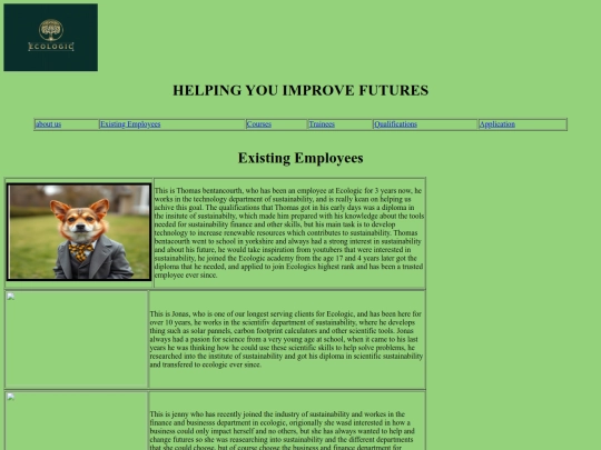 existingemp screenshot