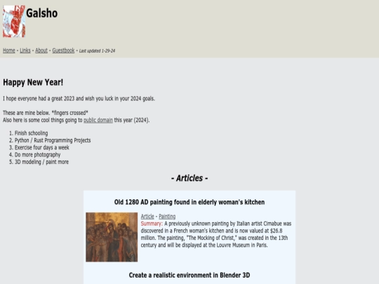 index screenshot