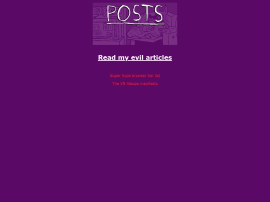 posts screenshot
