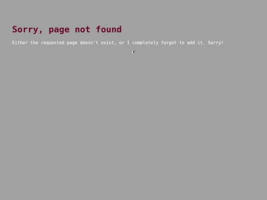 not_found screenshot