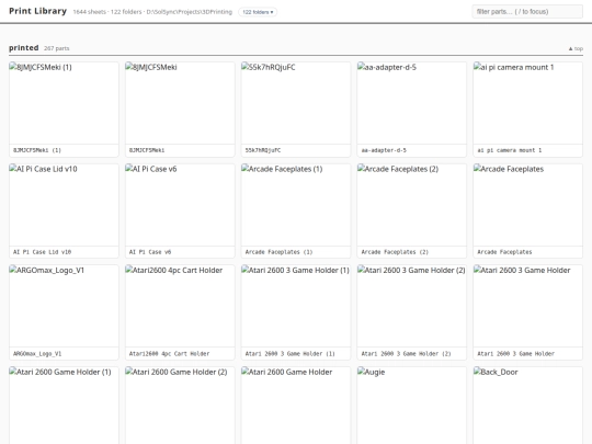 projects/3dprint_catalog screenshot