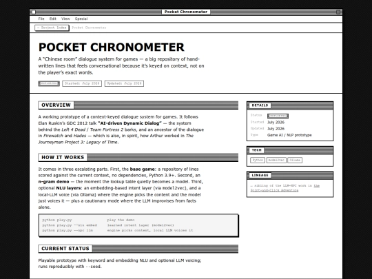 projects/details/pocket-chronometer screenshot