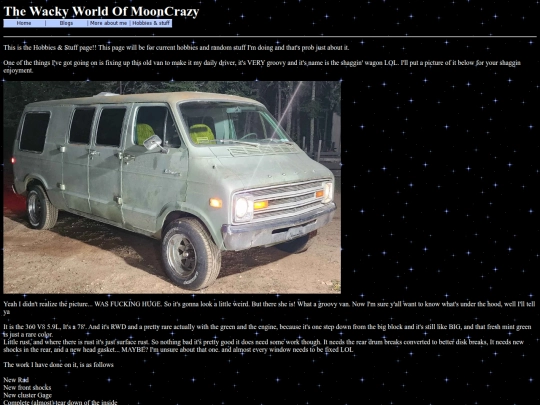 TheWackyWorldofMoonCrazy/Hobbies&Stuff screenshot
