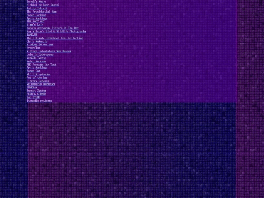 link-list screenshot