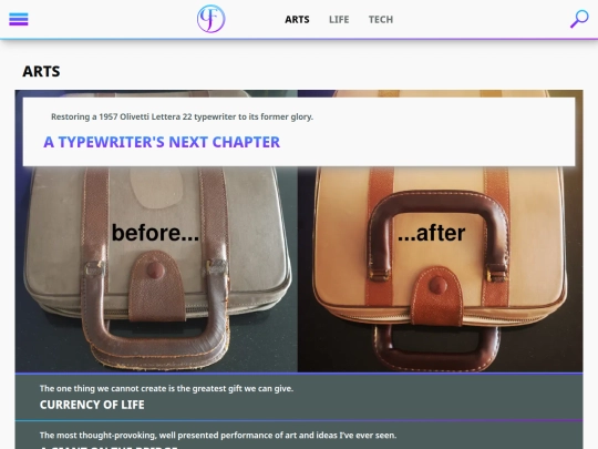 arts/page/1 screenshot