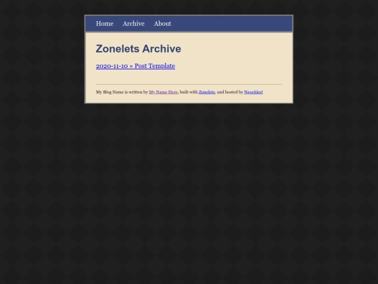 archive screenshot