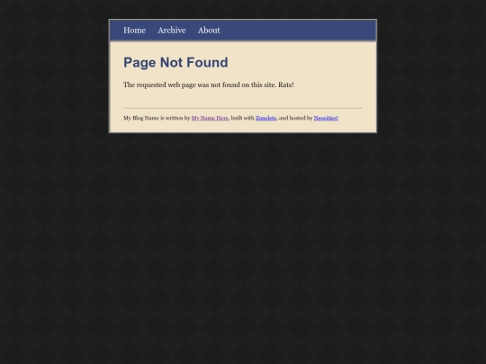 not_found screenshot