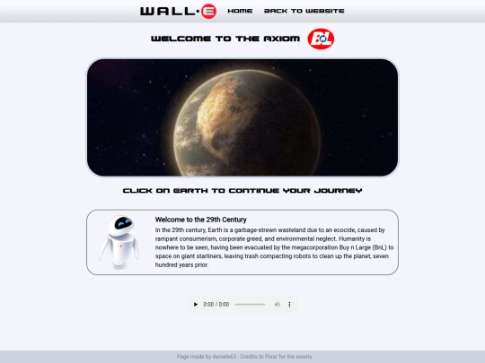 others/wall-e-tribute/home screenshot