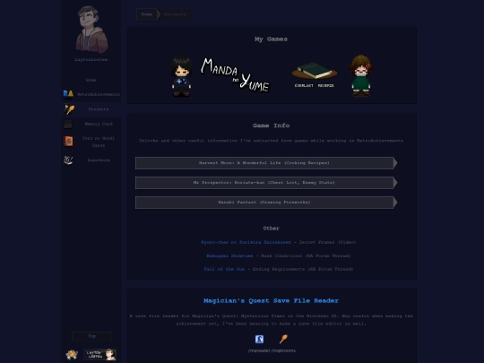 projects screenshot