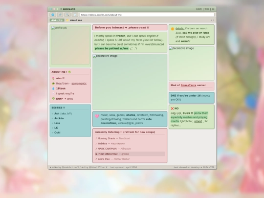 index screenshot