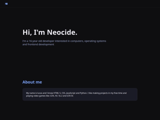 index screenshot
