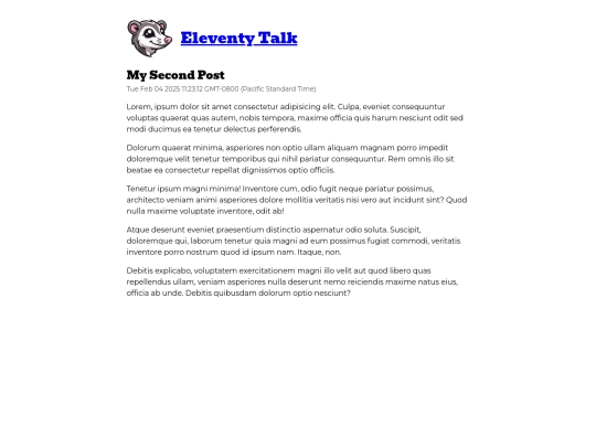 blog/second-post screenshot
