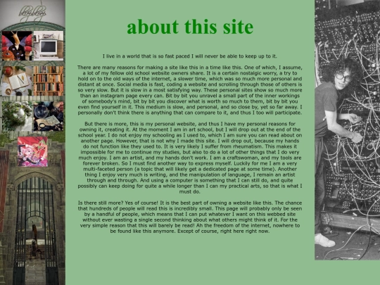 aboutsite screenshot