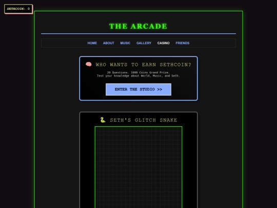 games screenshot