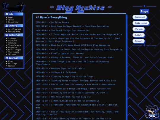 blog/posts screenshot