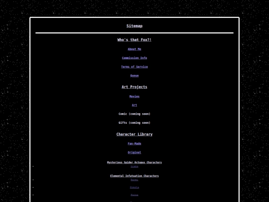 sitemap screenshot