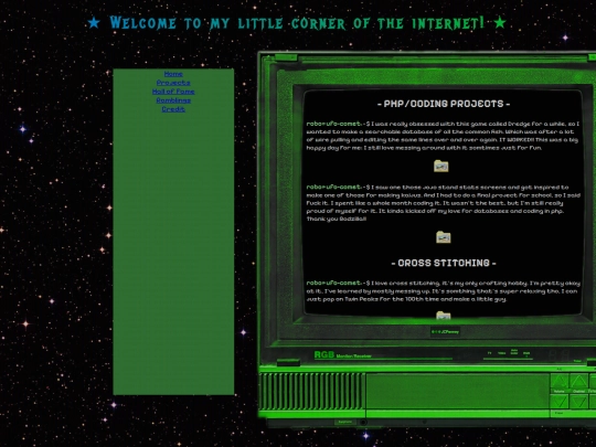 projects screenshot