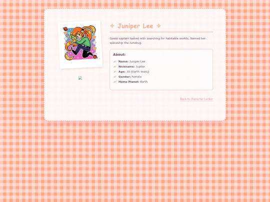 Character Locker/juniper screenshot